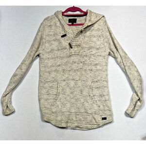 Outpost Makers Sweater Men's Medium Cowl Neck Casual Comfort Preppy Pullover Tan